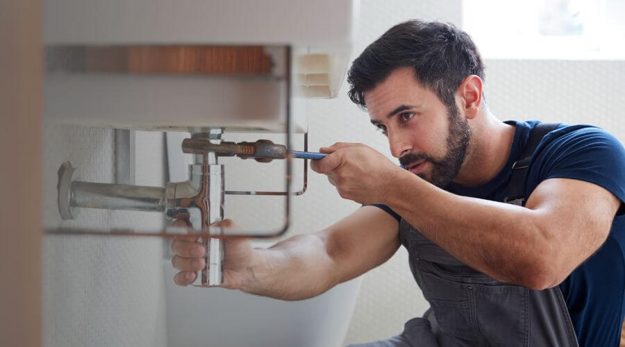 Expert burst pipe repair services in Round Mountain, TX